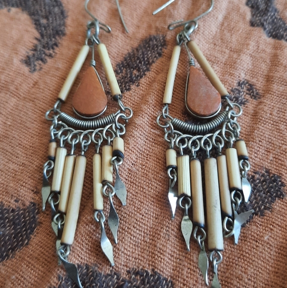 Red Jasper Earrings - Picture 3 of 5